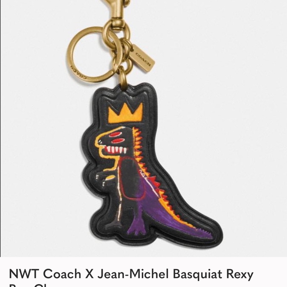 NWT Coach X Jean-Michel Basquiat Rexy Bag Charm